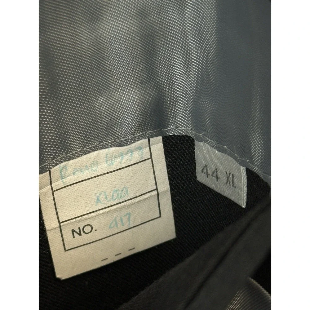 Dario Di Napoli Mens 46XL Black Single Button‎ Tuxedo Jacket Wool Blend Jacket